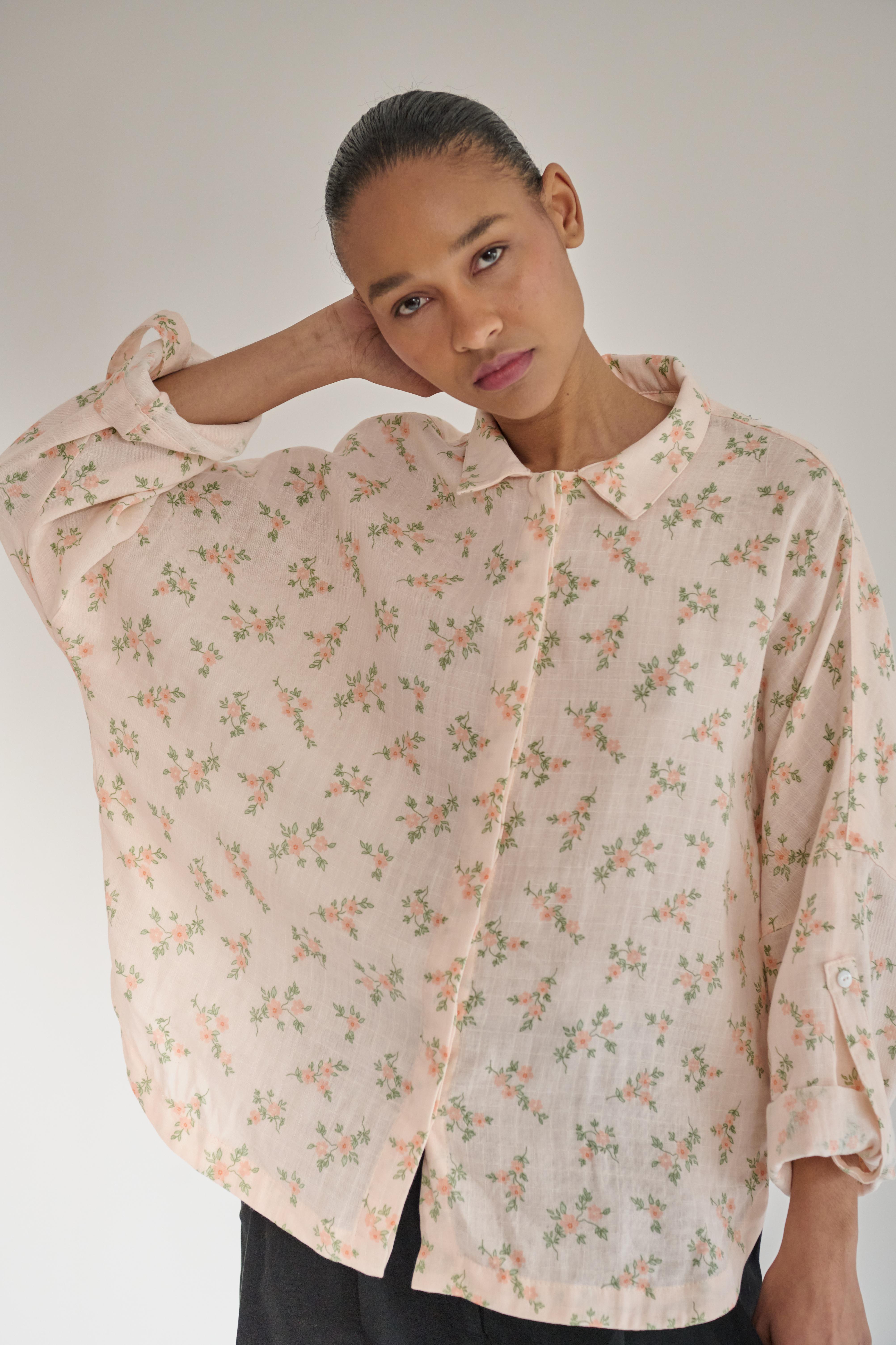 Blusa _Jazmín _ Damasco