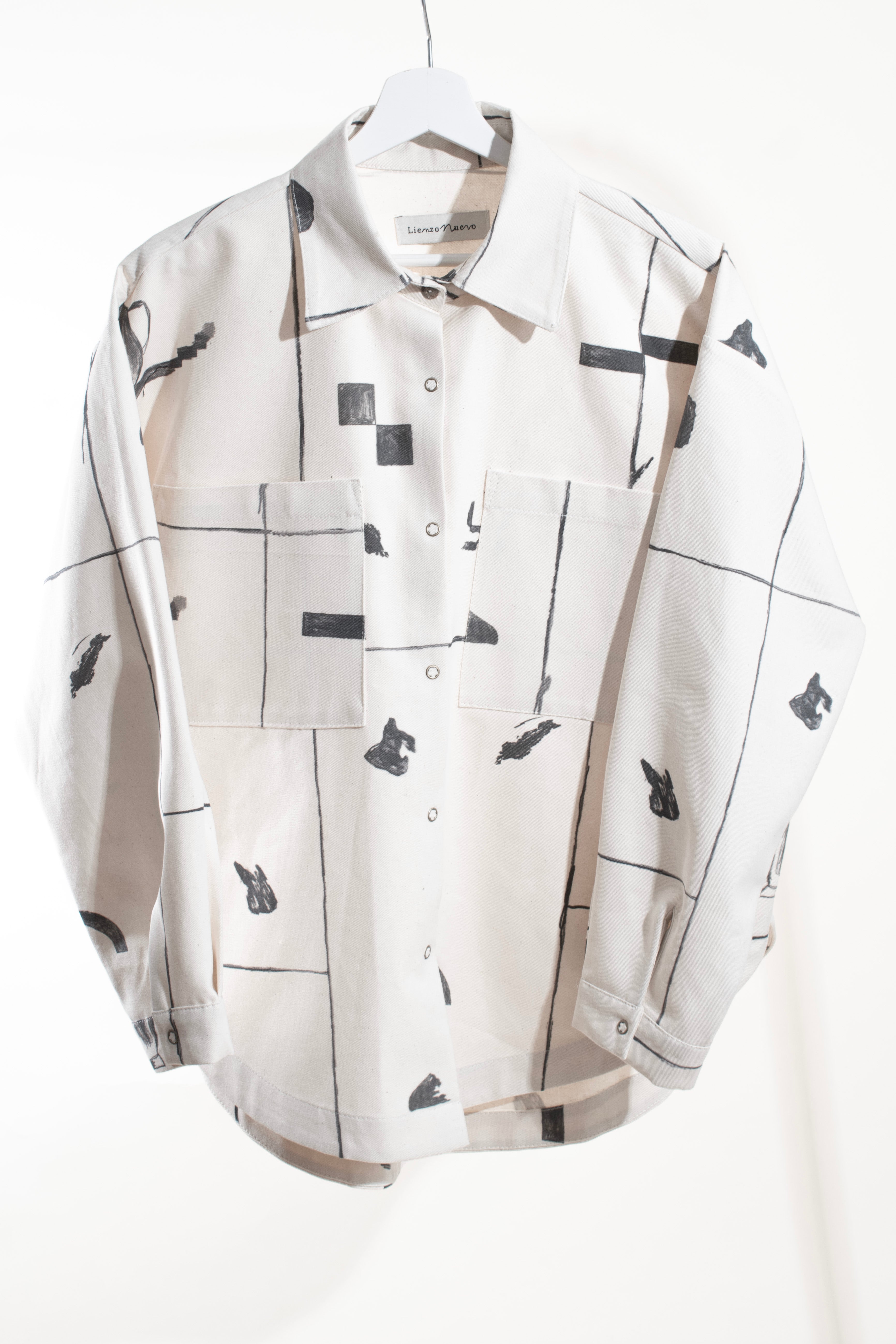 sobrecamisa _ canto general lienzo nuevo