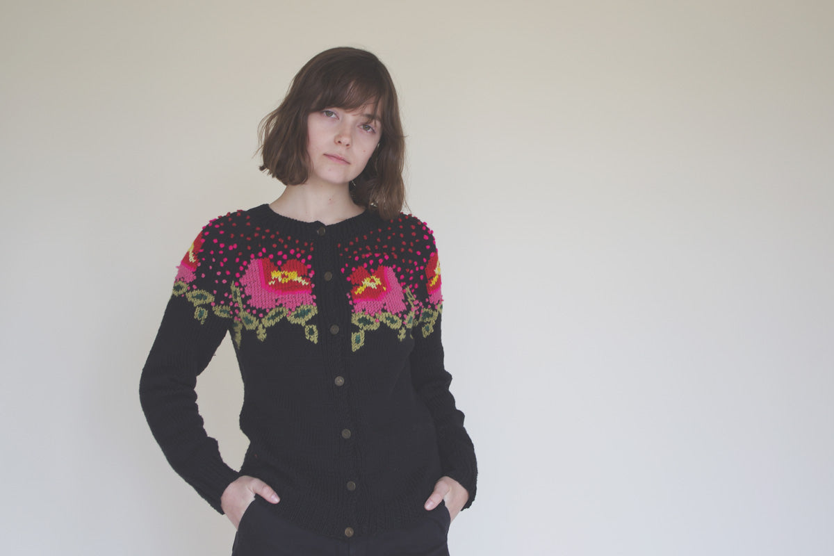 Cardigan  _ Flor